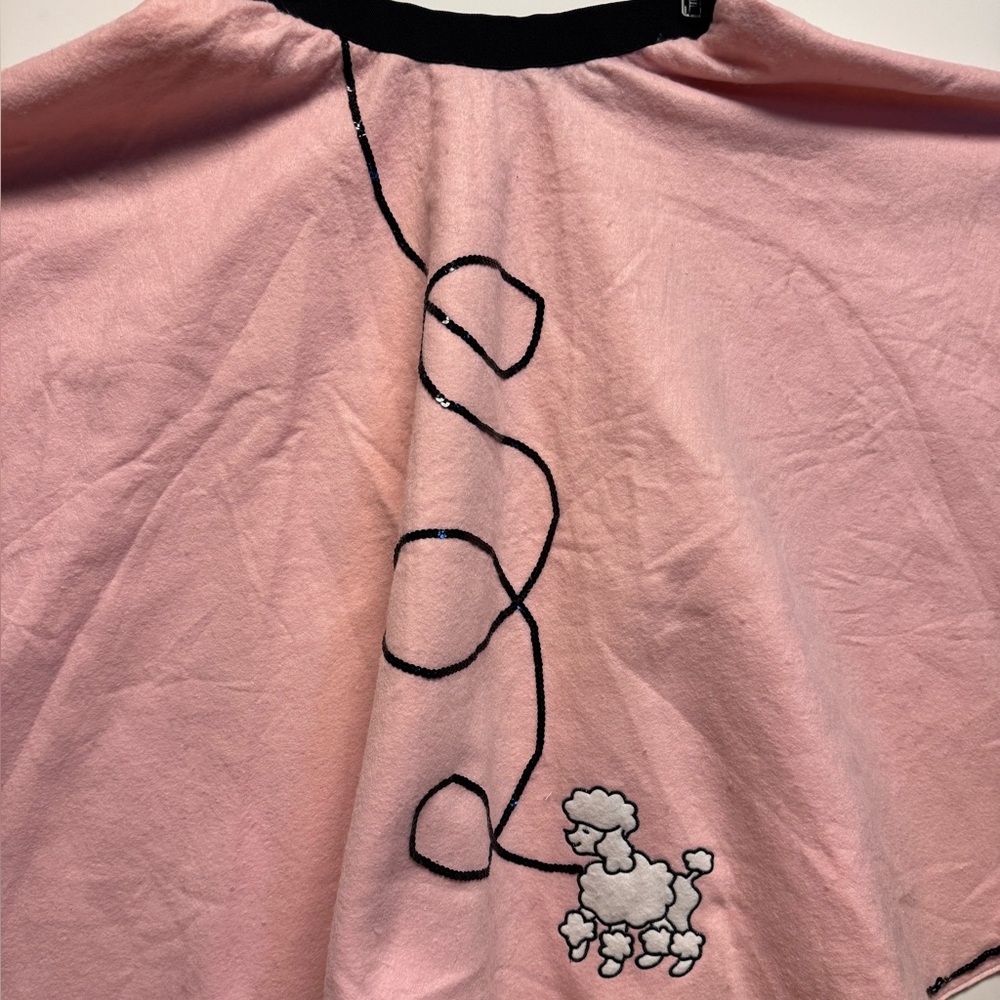 Felt poodle skirt. For costume use.